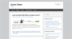 Desktop Screenshot of goranvrban.net